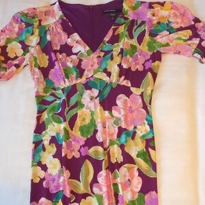 Floral V-Neck Dress
